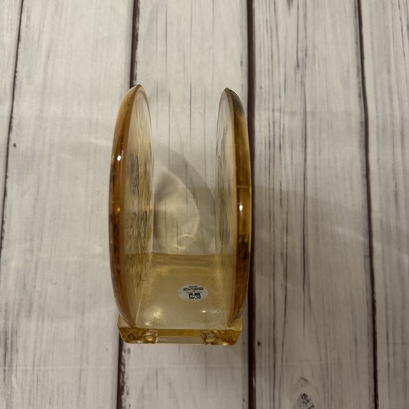 Vintage Resin Butterfly Flower Napkin Holder Design Gifts Internl Floral 70s - Picture 2 of 9